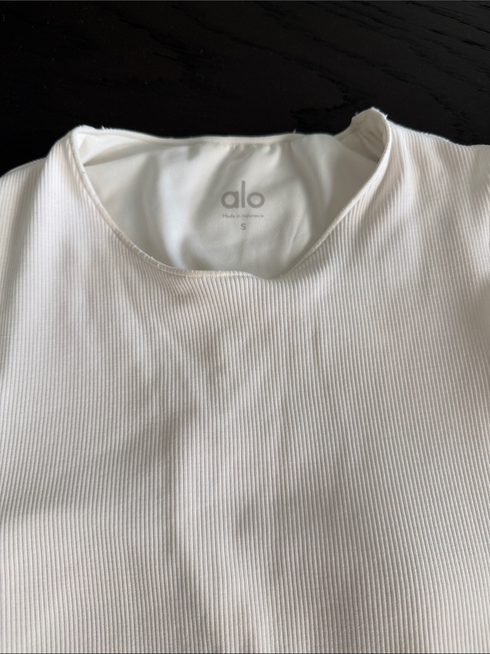 Alo en pointe ribbed tank - Picture 2 of 6